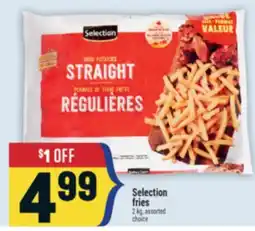 Marché Adonis Selection fries offer