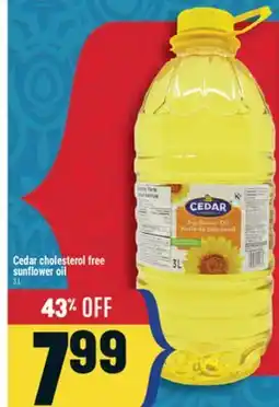 Marché Adonis Cedar cholesterol free sunflower oil offer