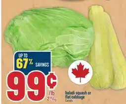 Marché Adonis Baladi squash or flat cabbage offer
