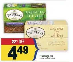 Marché Adonis Twinings tea offer