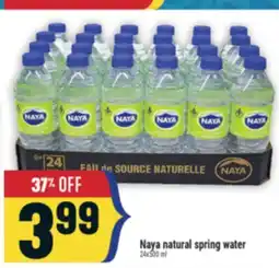 Marché Adonis Naya natural spring water offer