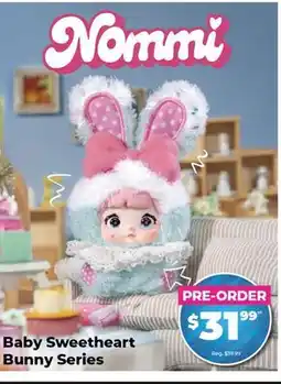 Showcase Nommi Baby Sweetheart Bunny Series offer