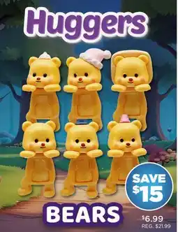 Showcase Huggers BEARS offer