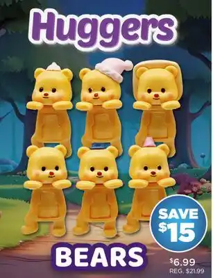 Showcase Huggers BEARS offer