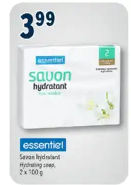 Familiprix ESSENTIEL Hydrating soap, 2 x 100 g offer