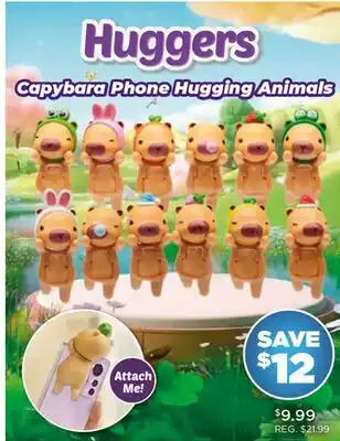Showcase Huggers Capybara Phone Hugging Animals offer