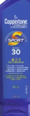 Familiprix COPPERTONE or HAWAIIAN TROPIC, Selected suncare products offer