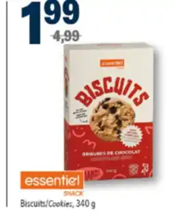 Familiprix ESSENTIEL SNACK, Cookies, 340 g offer