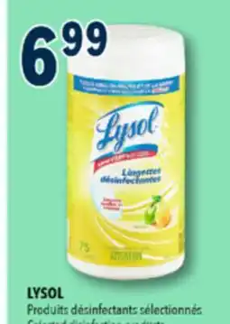 Familiprix LYSOL Selected disinfecting products offer