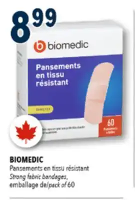 Familiprix BIOMEDIC Strong fabric bandages, pack of 60 offer