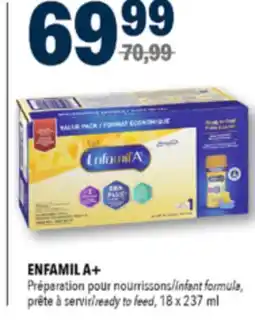 Familiprix ENFAMIL A+, Infant formula, ready to feed, 18 x 237 ml offer