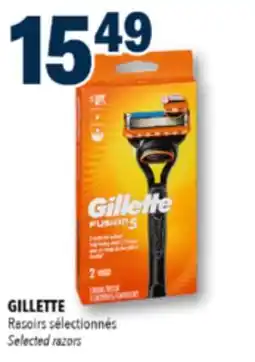 Familiprix GILLETTE Selected razors offer