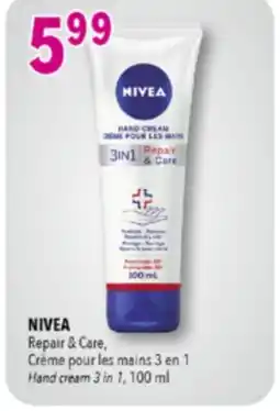 Familiprix NIVEA, Repair & Care, Hand cream 3 in 1, 100 ml offer