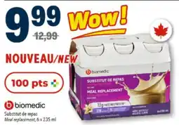 Familiprix BIOMEDIC, Meal replacement, 6 x 235 ml offer