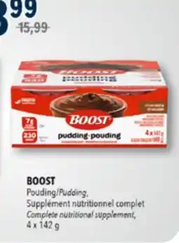 Familiprix BOOST, Pudding, Complete nutritional supplement, 4 x 142 g offer