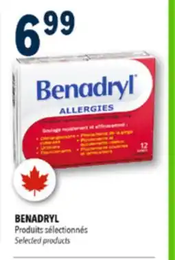 Familiprix BENADRYL Selected products offer