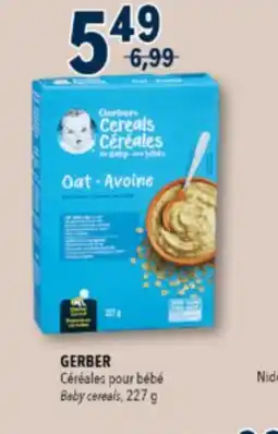 Familiprix GERBER Baby cereals, 227 g offer