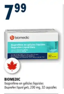 Familiprix BIOMEDIC, Ibuprofen liquid gels, 200 mg, 32 capsules offer