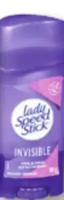 Familiprix SPEED STICK ou/or LADY SPEED STICK Selected antiperspirants or deodorants offer