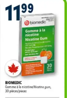 Familiprix BIOMEDIC, Nicotine gum, 30 pieces offer