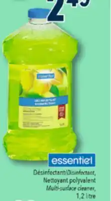 Familiprix ESSENTIEL, Disinfectant, Multi-surface cleaner, 1,2 litre offer
