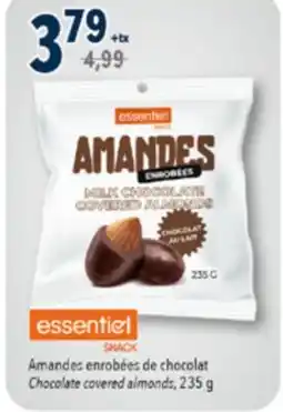 Familiprix essentiel Chocolate covered almonds offer