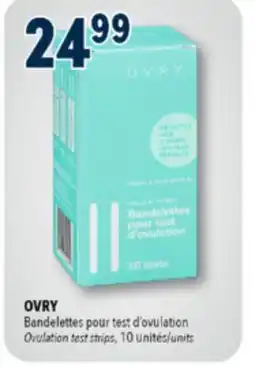 Familiprix OVRY Ovulation test strips, 10 units offer