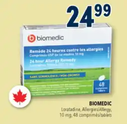 Familiprix BIOMEDIC, Loratadine, Allergy, 10 mg, 48 tablets offer