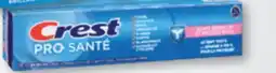 Familiprix Crest Pro-Health sensitive & enamel shield toothpaste 130ml offer