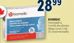 Familiprix BIOMEDIC, Desloratadine, Allergy control, 5 mg, 50 tablets offer