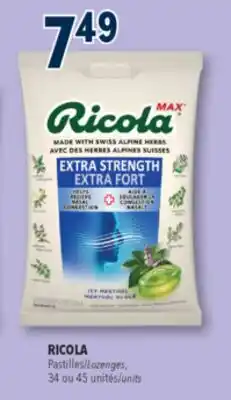Familiprix RICOLA, Lozenges, 34 units offer