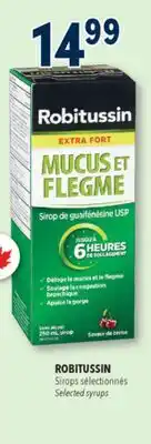 Familiprix ROBITUSSIN, Sirops sélectionnés/Selected syrups offer