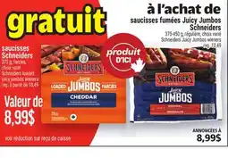 Metro SAUCISSES SCHNEIDERS | SCHNEIDERS LOADED JUICY JUMBOS WIENERS offer