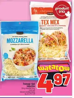 Metro FROMAGE RÂPÉ SELECTION | SELECTION SHREDDED CHEESE offer