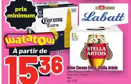 Metro BIÈRE CORONA EXTRA, STELLA ARTOIS | BEER offer