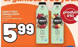 Metro YOGOURT À BOIRE CLASSIQUE LIBERTÉ | LIBERTÉ CLASSIC DRINKABLE YOGURT offer