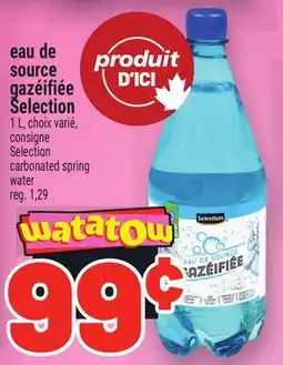 Metro EAU DE SOURCE GAZÉIFIÉE SELECTION | SELECTION CARBONATED SPRING WATER offer