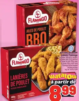 Metro PORTIONS DE POULET PANÉES FLAMINGO | FLAMINGO FROZEN BREADED CHICKEN PORTIONS offer