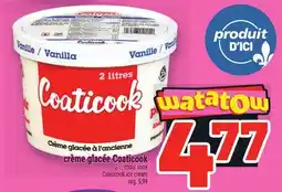 Metro CRÈME GLACÉE COATICOOK | COATICOOK ICE CREAM offer