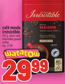 Metro CAFÉ MOULU IRRÉSISTIBLE | IRRÉSISTIBLE GROUND COFFEE offer
