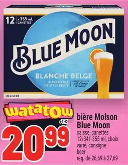 Metro BIÈRE MOLSON BLUE MOON | BEER offer
