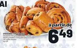 Metro CROISSANTS 100 % BEURRE | 100 % BUTTER CROISSANTS offer