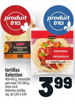 Metro TORTILLAS SELECTION | SELECTION TORTILLAS offer