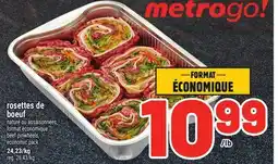 Metro ROSETTES DE BOEUF | BEEF PINWHEELS offer
