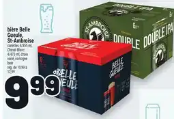 Metro BIÈRE BELLE GUEULE, ST-AMBROISE | BEER offer