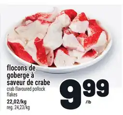 Metro FLOCONS DE GOBERGE À SAVEUR DE CRABE | CRAB FLAVOURED POLLOCK FLAKES offer