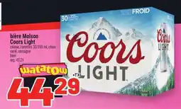 Metro BIÈRE MOLSON COORS LIGHT | BEER offer