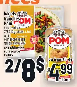 Metro BAGELS TRANCHÉS POM | POM SLICED BAGELS offer