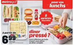 Metro BOÎTE À LUNCH | LUNCH BOX offer