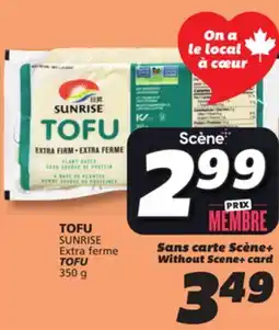 IGA SUNRISE TOFU offer